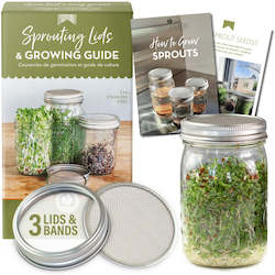 All: Sprouter Lid Kit with Sprouting Instruction Guide - 22 units