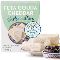 Cheese Starter Culture for Making Cheddar, Edam, Gouda & Feta