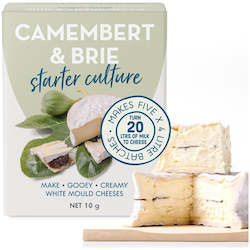 Cheese Starter Culture for Camembert & Brie - White Mould Cheeses