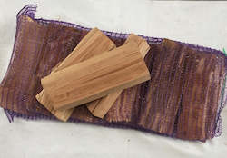 Bagged Wood: Cherry bag kiln dried, debarked