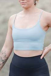 Clothing manufacturing - womens and girls: Baby Blue Tank *Eco*