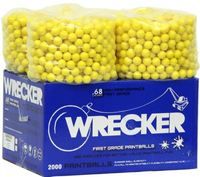 Products: Wrecker paintballs .68cal bag 500 or box 2000 (field grade)