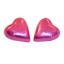 Internet only: Chocolate Hearts - Hot Pink