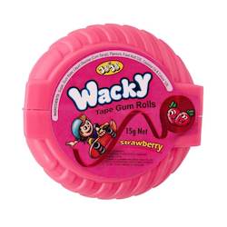 Internet only: Wacky Tape Gum Rolls - Strawberry