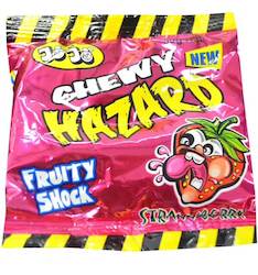 Internet only: JoJo Chewy Hazard (50 g.) - Strawberry