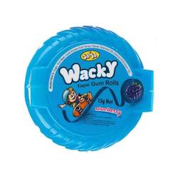 Internet only: Wacky Tape Gum Rolls - Blueberry