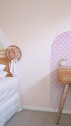 Arch Wall Decal Fading Pink Mermaid Tail
