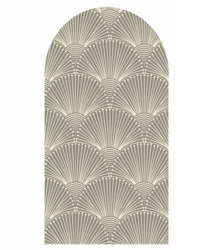 Wall Arch Removable Wallpaper: Arch Wall Decal Fan Pattern