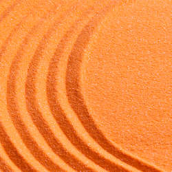 Creative art: Orange coloured sand (1 cup)
