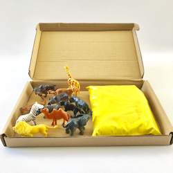 Creative art: Sand Art Play Kit (with Wild Animals)