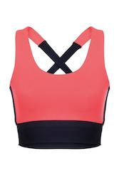 Clothing: The Rowing Bra - Coral Alert