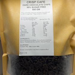 Cafe: Crisp Cafe Chocolate Dark Chips 500g