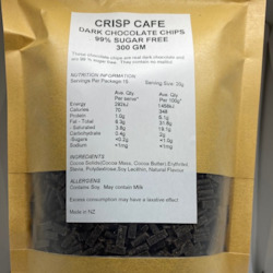 Cafe: Crisp Chocolate Dark Chips 300g