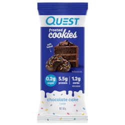 Quest Birthday Chocolate Cake Frosted Cookies Single Pack