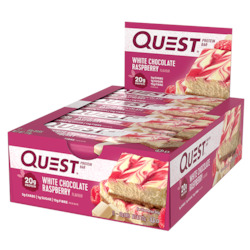 Cafe: Quest Protein Bar White Chocolate Raspberry