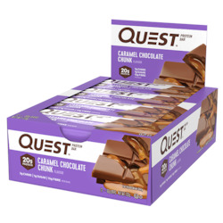 Cafe: Quest Protein Bar Caramel chocolate Chunuk