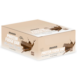 Snack'N Protein Fudge Bar Milk Chocolate Box x 12