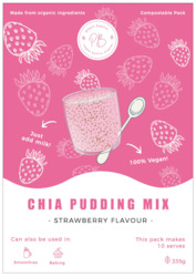 Cafe: Chia Pudding Mix -Strawberry