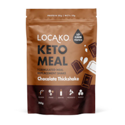 Locako - Keto Meal Replacement Shake - Chocolate Thick shake