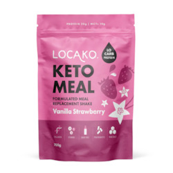Locako - Keto Meal Replacement Shake - Vanilla Strawberry