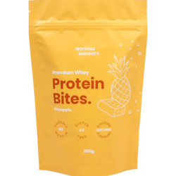 Nothing Naughty Premium Whey Protein Bites Pineapple 300gm