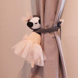 Woodland Critters: Crocheted Sloth Tie Backs with Tulle Tutu