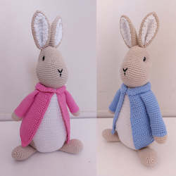 Woodland Critters: Crocheted Life-sized Peter Rabbit