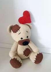 Woodland Critters: Crocheted Valentines Bear