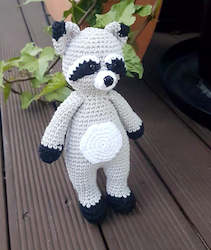 Woodland Critters: Crocheted Cuddle Me Raccoon