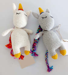 Fantasy Wonderland: Crocheted Sleepy Unicorn