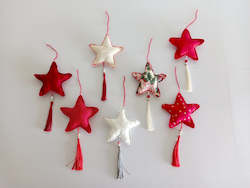 Fabric Christmas Stars