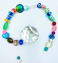 Sun Catchers: Multi Colour Glass Bead Sun Catchers.