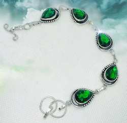 Green Chrome Diopside Bracelet