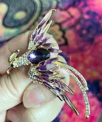 Purple Phoenix broach