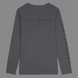 Cosmetic manufacturing: Long Sleeved T-Shirt (Charcoal)