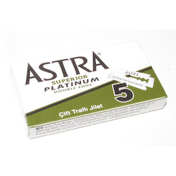Cosmetic manufacturing: Astra Razor Blades (5 x Packs)