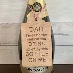 Birthday: Dadâs Bottle Tag