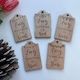 Need, want, wear, read gift tags (set of 5)