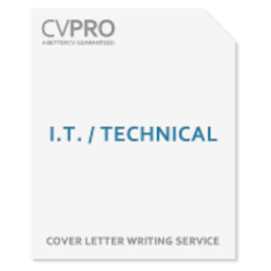 Cover Letter Writing Services: I.T. / Technical - Cover Letter Writing Service