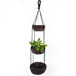 Kitchen: Hanging Baskets - Hogla leaf