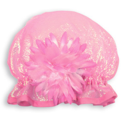 Childs Pink Angel Wing Shower Cap