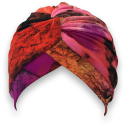 Tropical Sunset Shower Turban