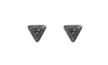 Products: Marcasite Triangle Studs - Daisy Row