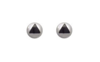 Products: Triangle Resin Studs - Daisy Row
