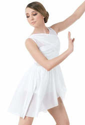 Costume Hire: Hire - White Lyrical/ Contemporary Dress