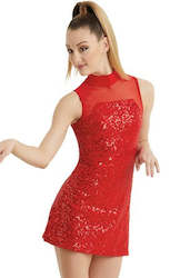 Hire - Red Sequins Dress      ( More sizes added )