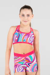 Dancewear: Sylvia P - Ultra Violette Crop Top