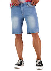 SWANNDRI Bombay Denim Shorts Light Blue