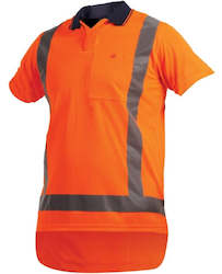 Protective clothing: BISON TTMC-W17 SS  Polyester Polo Orange
