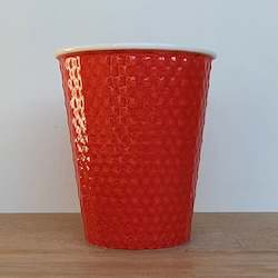 Dimple Range: Coffee Cup - Red Dimple